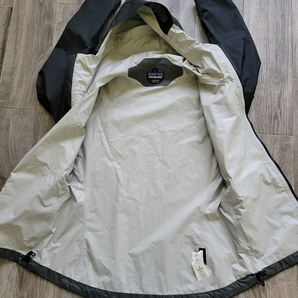 Patagonia Jacket Womens Small H2No Waterproof Hooded Rain Coat Outdoor Hiking - Picture 7 of 11